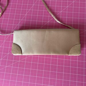 Gold evening clutch purse